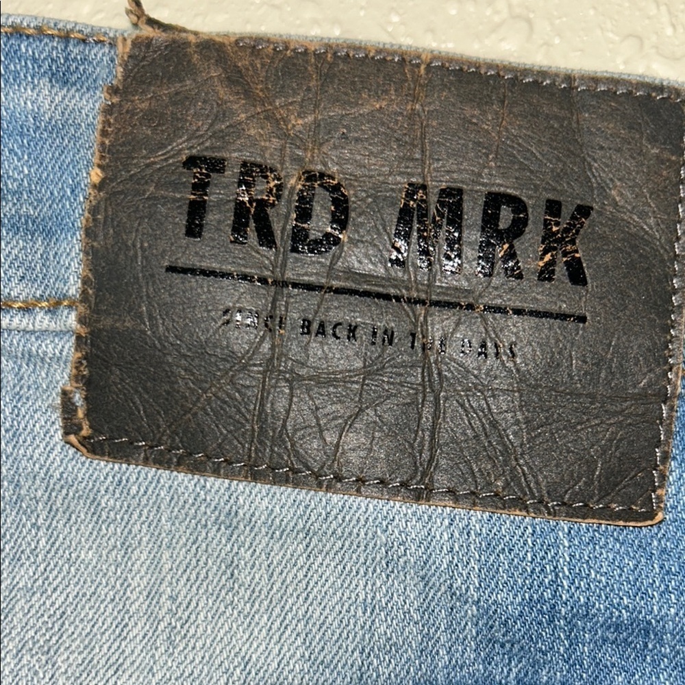 Blue Slim Distressed Jeans - Picture 4 of 4